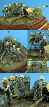 Pak40 7,5cm / Gun Crew (1/72) by Bogno