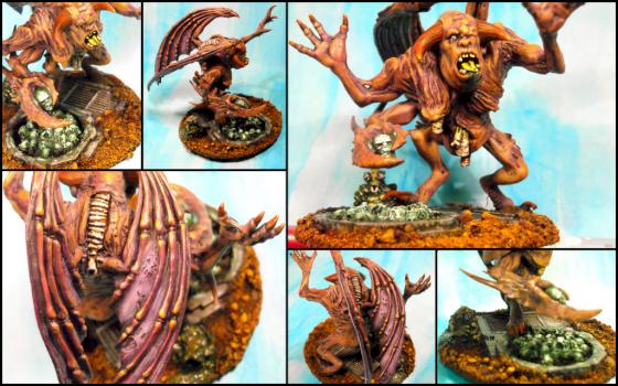 Daemon Prince of Nurgel by reclusiarchscenobyte