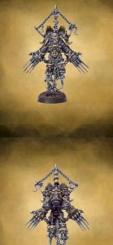 chaos space marines raptor lord by aurelio