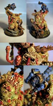 Great Unclean One weilding Space Marine by BloodCovenant