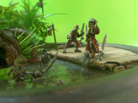 Pirate diorama by Eddie Chaos