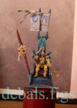 autarque eldar sur trone by profytroll