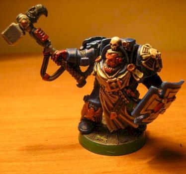 Crimson fists Captain in Terminator armour by Lazur