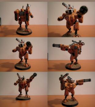 Warhammer 40K TAU XV8 Crisis Battlesuit by Jahrome