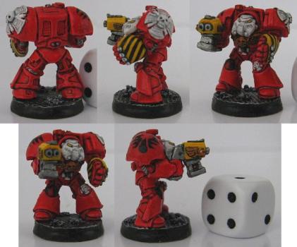 Mini Terminator - Blood Angels Chapter by Arekarkadiusz