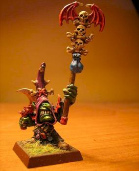 Night goblin shaman by Lazur