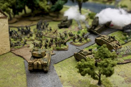 15mm Flames of War Battle Shot by Blitzkrieg studios