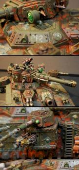 Defiled Chaos Baneblade [Detail Images] by LuckyNo.5
