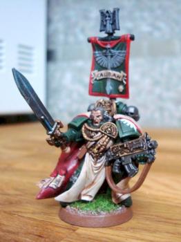 Dark Angels captain (Black Reach HQ model) by Limey ElJonson