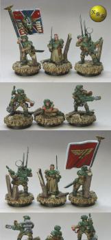 Cadian Command Squad by nels0nmac