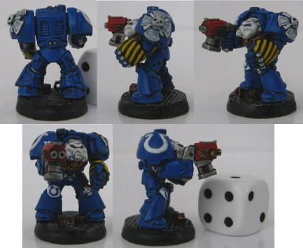 Mini Terminator - Ultramarine Chapter by Arekarkadiusz