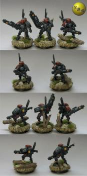 Tau XV 15 Stealth squad by nels0nmac