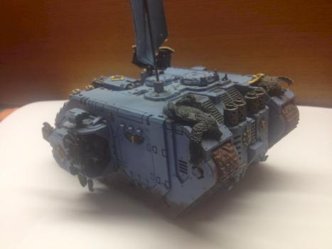 Space Wolf Land Raider Redeemer by Havokas