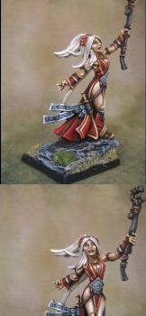 Seoni Reaper pathfinder wizard mage by Theminiaturepainter