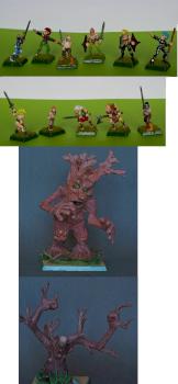 Wardancers and treemen by David Kolacinski