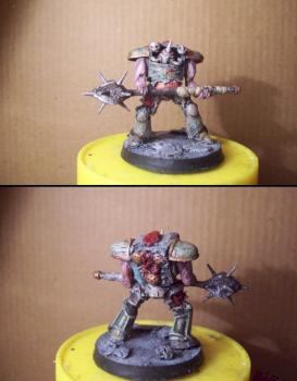 Huge mace Plague Terminator by Rerclusiarch