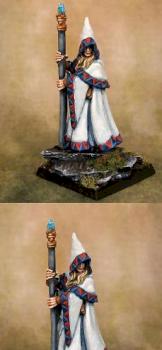 High elf Mage wizard sorcerer warlock by Theminiaturepainter