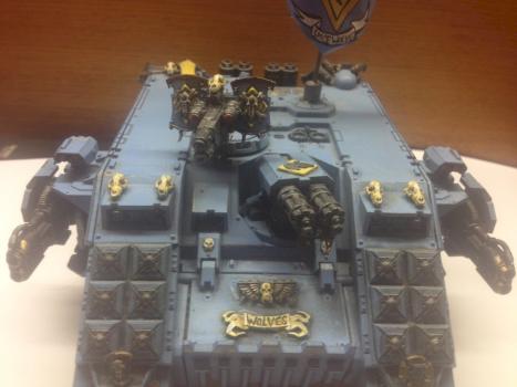 Space Wolf Land Raider Redeemer by Havokas