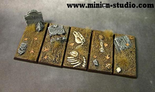 Graveyard bases 25x50 mm by MinionStudio