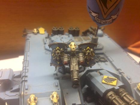 Space Wolf Land Raider Redeemer by Havokas