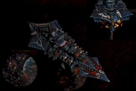 BFG Night lord  Acheron heavy cruiser by zekaine