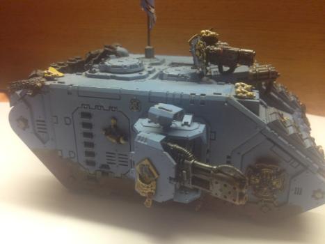 Space Wolf Land Raider Redeemer by Havokas