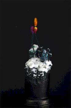 Scary little girl with ballons by jarhead