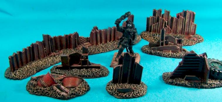 Rusty Girder Barricades by CaptHugeCA