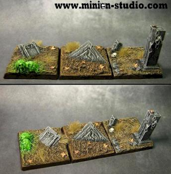 Graveyard bases 40x40 mm by MinionStudio