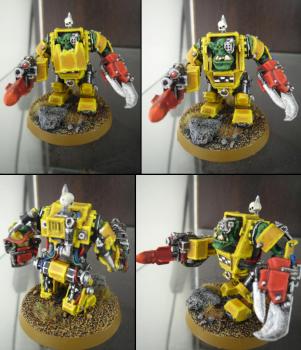 Ork Nob in Mega Armour by barfy