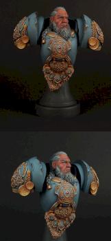 Scibor's Celtic Warrior Bust by Rodion Rubin