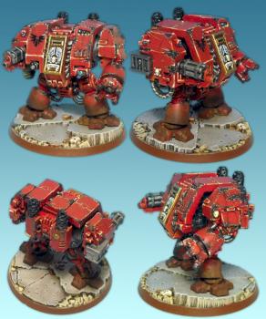 Blood Angels Dreadnought by jdteixeira