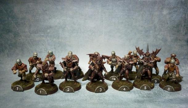 Blood Bowl bloodbowl TEAM converted VAMPIRES x 15 by tyyler