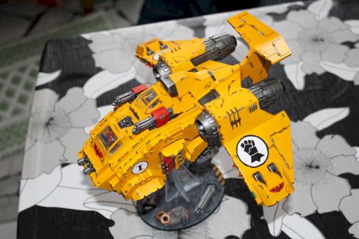 Stormraven Imperial Fists by longjon