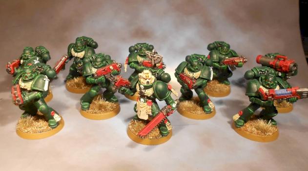 Dark Angels Tactical Squad by dhminiatures