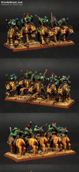Another Savage Goblins Sabertusk Riders by BloodyBeast.com