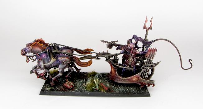 Dark Elves Scourgerunner Chariot by medows