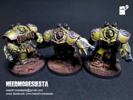 Imperial Fist Centurion Squad by NeedMoreSiesta