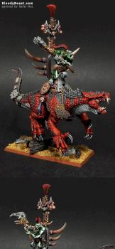 Savage Orc Warboss on Carnosaur by BloodyBeast.com