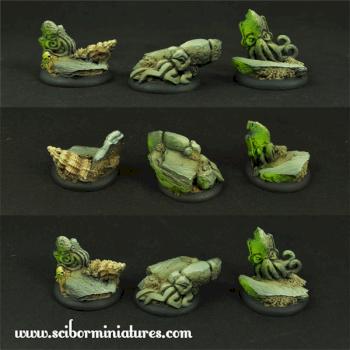 Cthulhu bases 30mm by Scibor