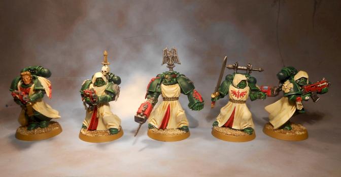 Dark Angels company veterans squad by dhminiatures
