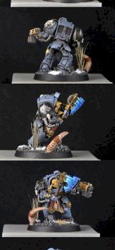 Wolg guard battle leader w. Power Axe by Roadwind