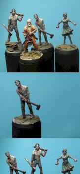 Zombicide Survivors and Zombies by jarhead