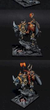 Chaos Khorne Lord on Juggernaut by BloodyBeast.com