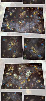 MODULAR 72x48 DESERT ROAD GAMEBOARD w40k, scenery terrain by studiolevel