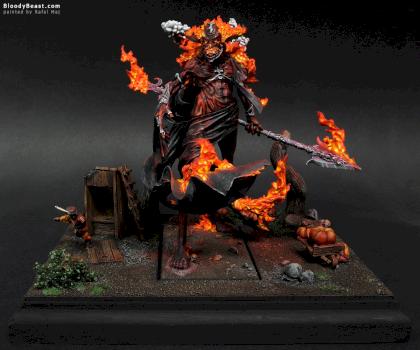 Incarnate Elemental of Fire Scene by BloodyBeast.com