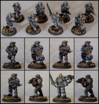 Kasrkin Stormtrooper Squad by thezoat