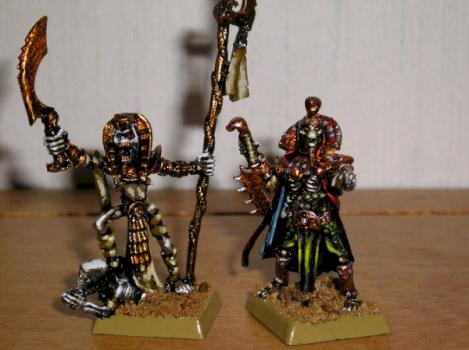 Tomb prince & Lich priest by redhatman