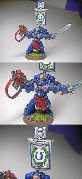 space marine commander by Wootton