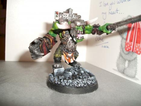 converted ork warboss by borgut